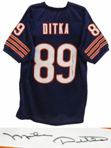Mike Ditka Signed Navy Custom Chicago Bears Jersey - Picture 1 of 1