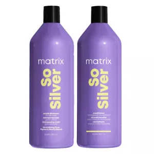MATRIX TOTAL RESULTS Kit De Champú Silver 1000ml + Conditioner 1000ml - Imagen 1 de 1