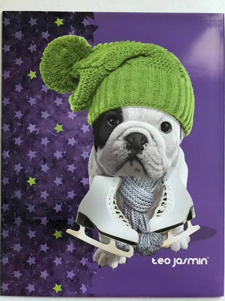 Teo Jasmin Portafolio Carpeta de Bolsillo Escuela Gato Guitarra Músico Princesa Francesa  Foto 1 de 1