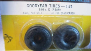 COX COMPETITION PARTS GOODYEAR 1/24 TIRES 9.00 X 13 #9811 REAR - Picture 1 of 1