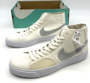 Nike SB Blazer Court Mid PRM Mens Size 12.5 Sneaker Summit White DZ7635-110 - Picture 1 of 6