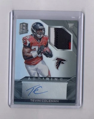 JUSTIN HARDY 2015 PANINI SPECTRA 3 COLOR PATCH AUTO RC #33/99 FALCONS  - Image 1 of 2