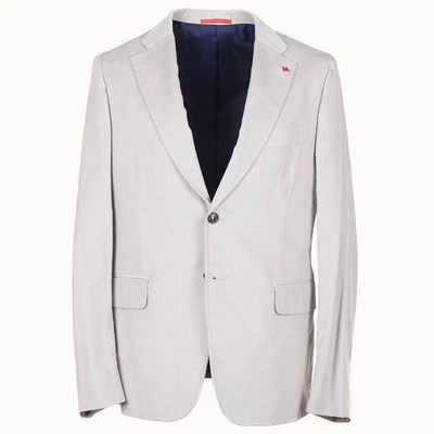 Isaia Slim-Fit 'Capri' мягкий матовый вельвет хлопок спортивное пальто 42R (Eu 52) новый с Ярлыками - Изображение 1 из 4