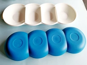 TUPPERWARE - ANTIPASTIERA CON COPERCHIO - 43 CM - BIANCO BLU - Imagen 1 de 2