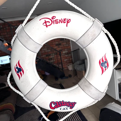 Anillo salvavidas raro Disney Cruise Line Castaway Cay Foto 1 de 4