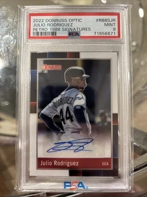 2022 Panini Donruss Optic - Retro 1988 Signatures Julio Rodriguez #R88S-JR   - Image 1 of 2