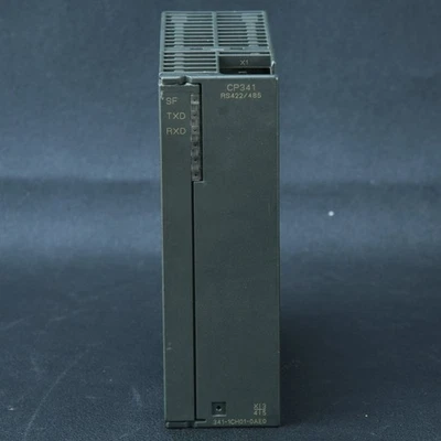 1PC USED SIEMENS SIMATIC S7 6ES7341-1CH01-0AE0 COMMUNICATION PROCESSOR MODULE - Image 1 of 4