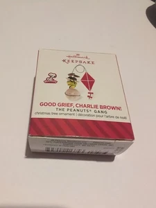 2014 Hallmark Peanuts Good Grief Charlie Brown Kite Miniature Ornament - Picture 1 of 2