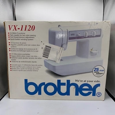 Brother VX-1120 Sewing Machine W/ Foot Pedal New In Box Sealed - Image 1 of 4