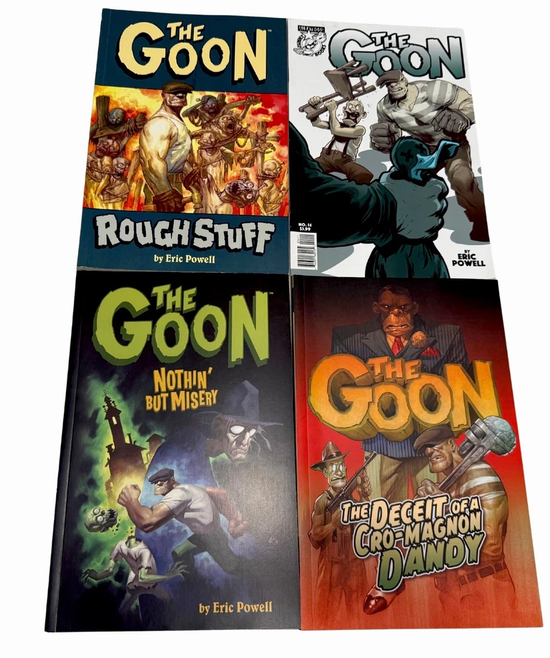 Lote (4) Dark Horse & AlbatrossBook The Goon de Eric Powell cómic y novela gráfica Foto 1 de 4