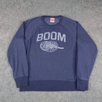Columbus Blue Jackets Sweatshirt Mens Medium Cannon Crewneck Sweater Homage CBJ - Image 1 of 4