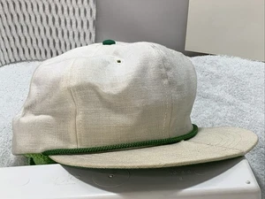 Cali Fame Hat Of Los Angeles USA 1950's Med White Cream Cap Vtg Retro Damage - Picture 1 of 24