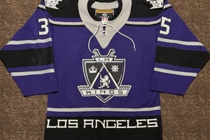 Authentic Vintage Koho Los Angeles Kings NHL Jason LaBarbera Hockey Trikot - Bild 1 von 14