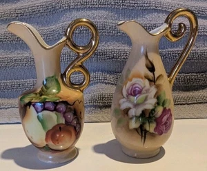 Lefton China Mini Bud Vasen / Krüge - 2er Set - Bild 1 von 6