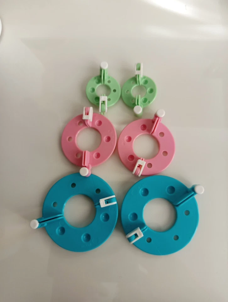 Kunststoff Pompom Maker Set (3 X2 Stück) - Bild 1 von 1