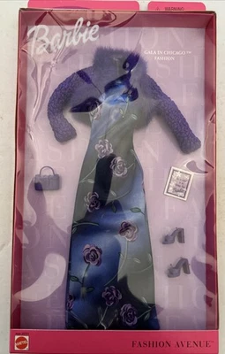 De colección Barbie Fashion Avenue Metro Styles Púrpura Gala en Chicago Traje #25701 Foto 1 de 4