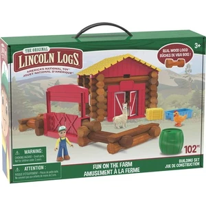 Lincoln Logs Fun on the Farm Building Set 102 Pieces Ages 3 and Up - Picture 1 of 13