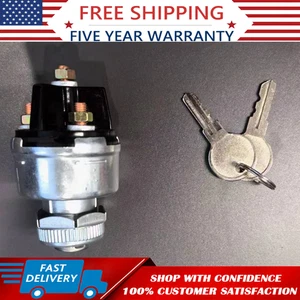 Interruptor de arranque con llave de encendido universal con 2 llaves para remolque tractor coche NUEVO EE. UU. - Imagen 1 de 11