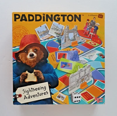 Paddington Bear Sightseeing Adventures Board Game - University Games - Complete - Image 1 of 4