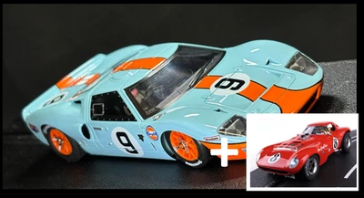 Bonus PacK - NSR HL08 GT40 MKI LIMITED PARA Carrera Dig 132 + 30622 VERMELHO Cheetah - Imagem 1 de 4