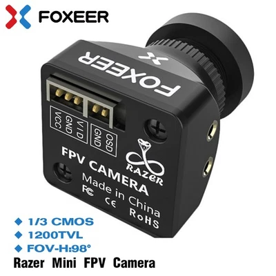 FOXEER Razer V3 Upgrade FPV-Kamera 1200TVL FOV-H:98° Niedrige Latenz für Drohne - Bild 1 von 4