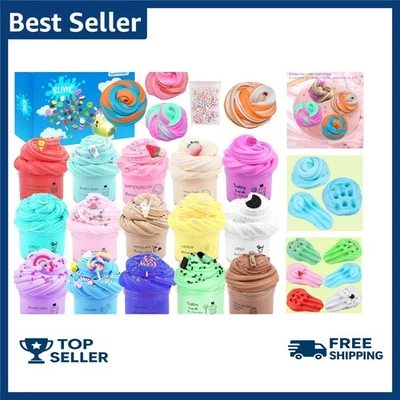 Paquete de 26 mini kit de limo de mantequilla hágalo usted mismo juguete de limo de frutas para niños súper suave y sin... Foto 1 de 4