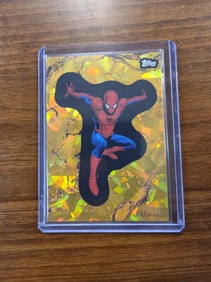 💎2025 TOPPS MARVEL ГЕРОЕВ КОМИКСОВ ЗОЛОТОЙ АТОМНЫЙ /125 ЧЕЛОВЕК-ПАУК - Изображение 1 из 2