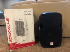 Rockville SPGN128 12" Passive 1200W DJ PA Speaker ABS Lightweight Cabinet 8 Ohm