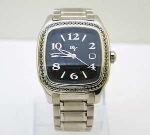 David Yurman Belmont (T310-X) Black Diamond Bezel 40mm Steel Automatic Watch - Picture 1 of 13