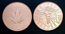 Cannabis - Medicine / Natures Holiday 1oz. Pure Copper Bullion Round!!