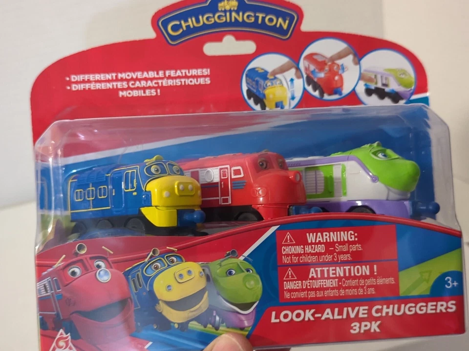 Chuggington - Look Alive Chuggers 3-Pack - Wilson Brewster Koko - Connectable.