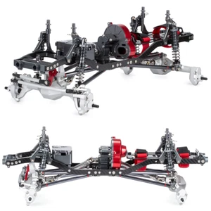 Kit de chasis de marco de metal de distancia entre ejes de 313 mm eje de portal para oruga RC 1/10 SCX10 II - Imagen 1 de 17