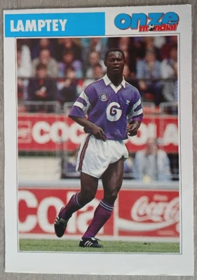 Fiche Onze Mondial card NII LAMPTEY Ghana Belgique RSC Anderlecht Football - Photo 1/2