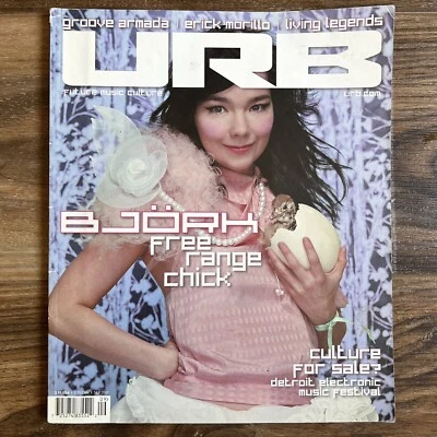 Urb magazine September 2001 87 Bjork Groove Armada Erick Morillo Living Legends - Image 1 of 2