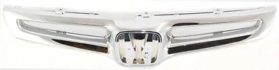 New Front Grille For 2003-2005 Honda Accord 4 Door Sedan All Chrome Plastic - Image 1 of 4