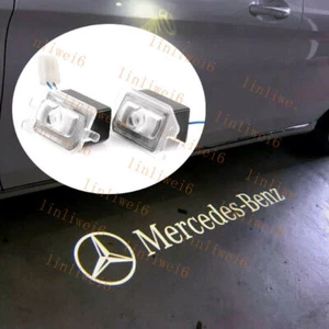 2pcs Car LED Side View Mirror Puddle Shadow Light Kit for GLC W253 2015-2022 - Picture 1 of 6
