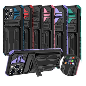 Luxury Rugged Armor Stand Cover Case For 16 15 14 13 12 11 Google Pixel 9 8 6 6A - Picture 1 of 21