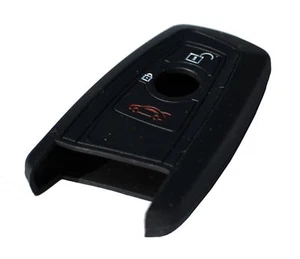 GUSCIO CHIAVE SILICONE COVER GOMMA NERA BMW SERIE 1 F20 3 F30 5 6 7 X5 X6 Z4 - Foto 1 di 1