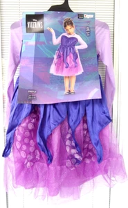 Disney Villains Ursula Kostüm Halloween Cosplay Kind Jugend Größe 6 Small Neu mit Etikett - Bild 1 von 6
