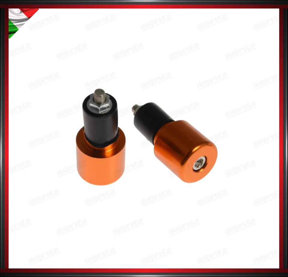 CONTRAPPESI MANUBRIO ARGENTO MOTO SCOOTER STABILIZZATORI BILANCIERI UNIVERSALI - Immagine 1 di 1