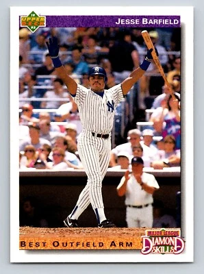 Jesse Barfield 1992 Upper Deck #644 New York Yankees - Image 1 of 2