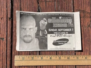 WWF WWE Ground Zero In Your House 1997 Ad Clipping - Picture 1 of 1