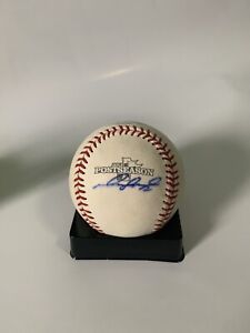 MIKE NAPOLI Autographed Signed Official Baseball 2013 Postseason Logo MLB WSC