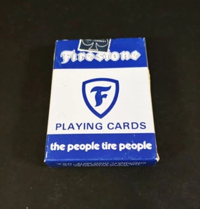 Vintage 1970s Firestone Tires Playing Cards The People Tire People Sealed - Bild 1 von 4