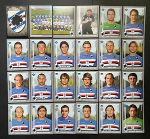 24 FIGURINE STICKERS CALCIATORI PANINI 2008-09 SQUADRA COMPLETA SAMPDORIA - Picture 1 of 1