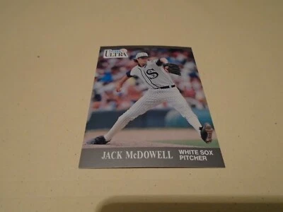 1991 FLEER ULTRA  BASEBALL CARD  CHICAGO  WHITE SOX / 78 JACK McDOWELL - Image 1 of 2