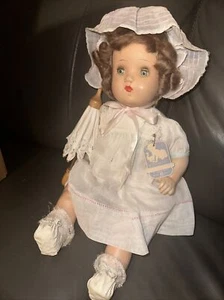 Tela y composición vintage para muñeca Horsman de 16"" con etiqueta - Imagen 1 de 16