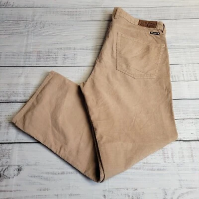Lucky Brand Mens 361 Vintage Straight 100% Cotton Corduroy 36x30 Khaki Brown - Image 1 of 4