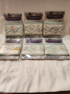 VtG Lot of 6 Innova Floral Wall Paper Border Pre-Pasted Washable Easy Apply - Picture 1 of 8