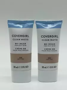 COVERGIRL Clean Matte BB Cream Light 520 For Oily Skin- 1 Fl Oz (2 PACK) - Picture 1 of 2
